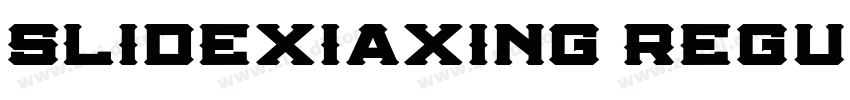 Slidexiaxing Regula字体转换